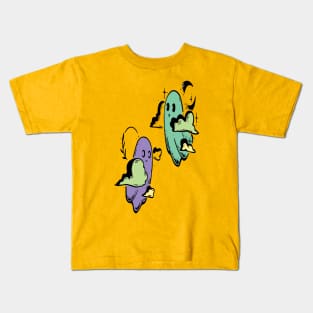 ghosts on clouds Kids T-Shirt